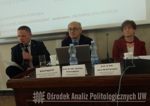 Rafał Rogulski, prof. Zdzisław Krasnodębski, prof. Anna Wolff-Powęska