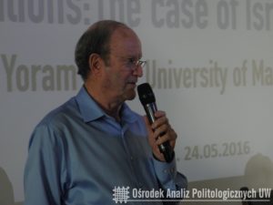 prof. Yoram Peri, Dyrektor Gildehorn Institute for Israel Studies na Uniwersytecie w Maryland